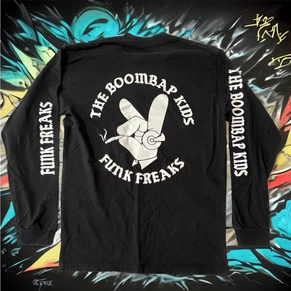 Boombap Kids x Funk Freaks Long Sleeve Tee - Picture 1 of 4